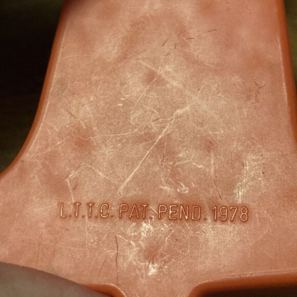 Vintage L.T.T.C 1978 Red Plastic Christmas Cookie Cutters Santa Small Bell Tree - Picture 3 of 5